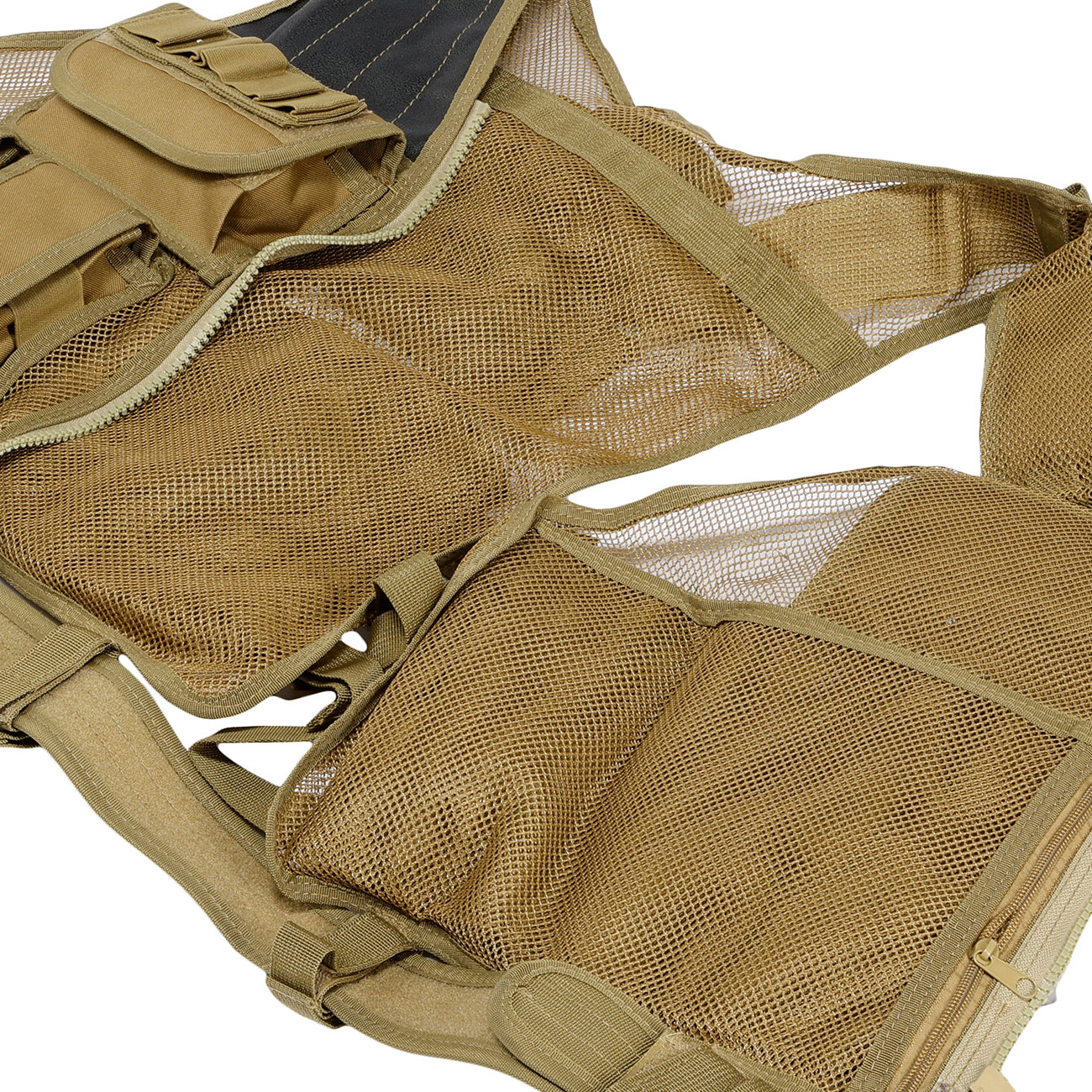 WoSport Tactical Mesh Weste / Law Enforcement Einsatzweste tan Bild 4
