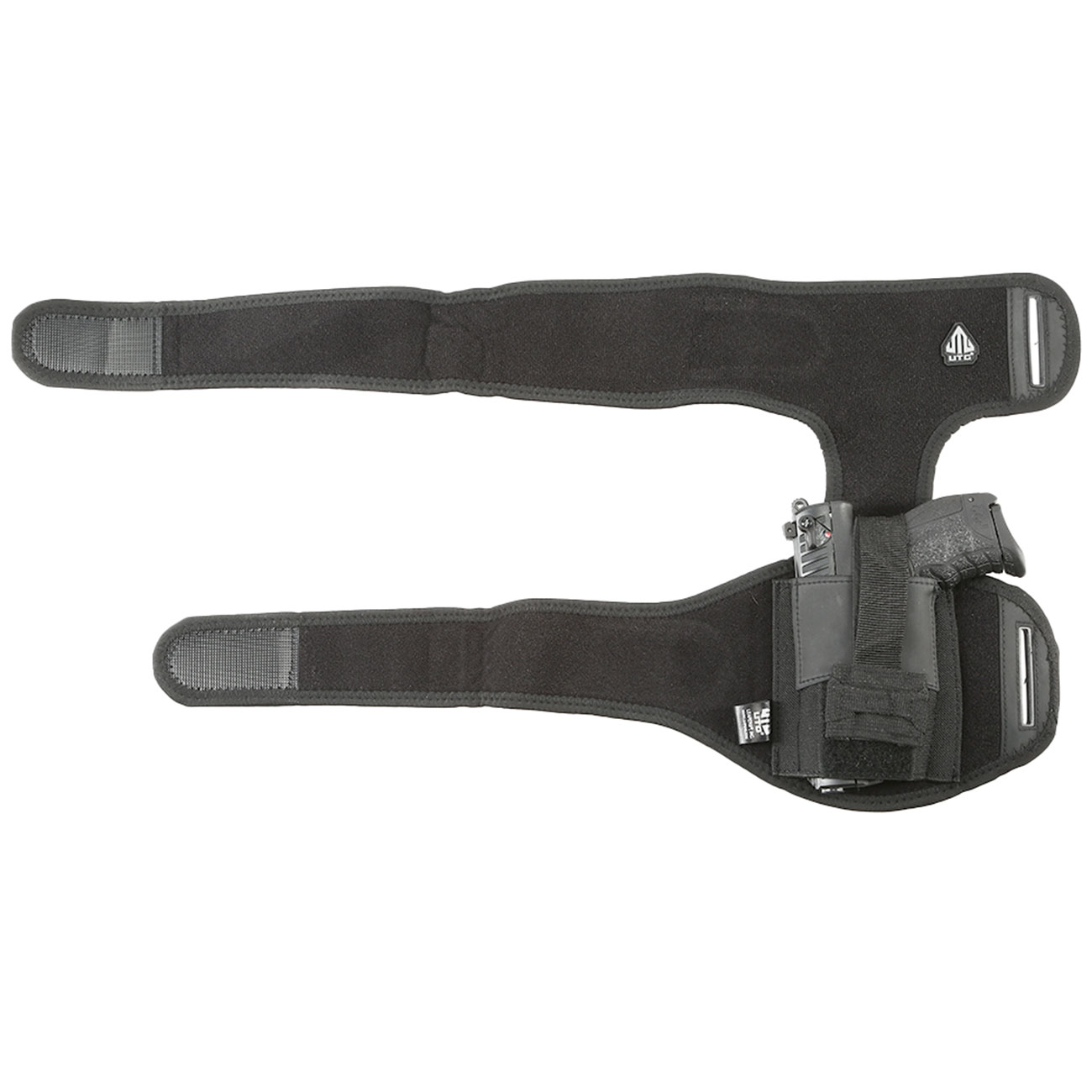 UTG Universal Ambidextrous Knchelholster f. Pistolen Neopren schwarz Bild 3