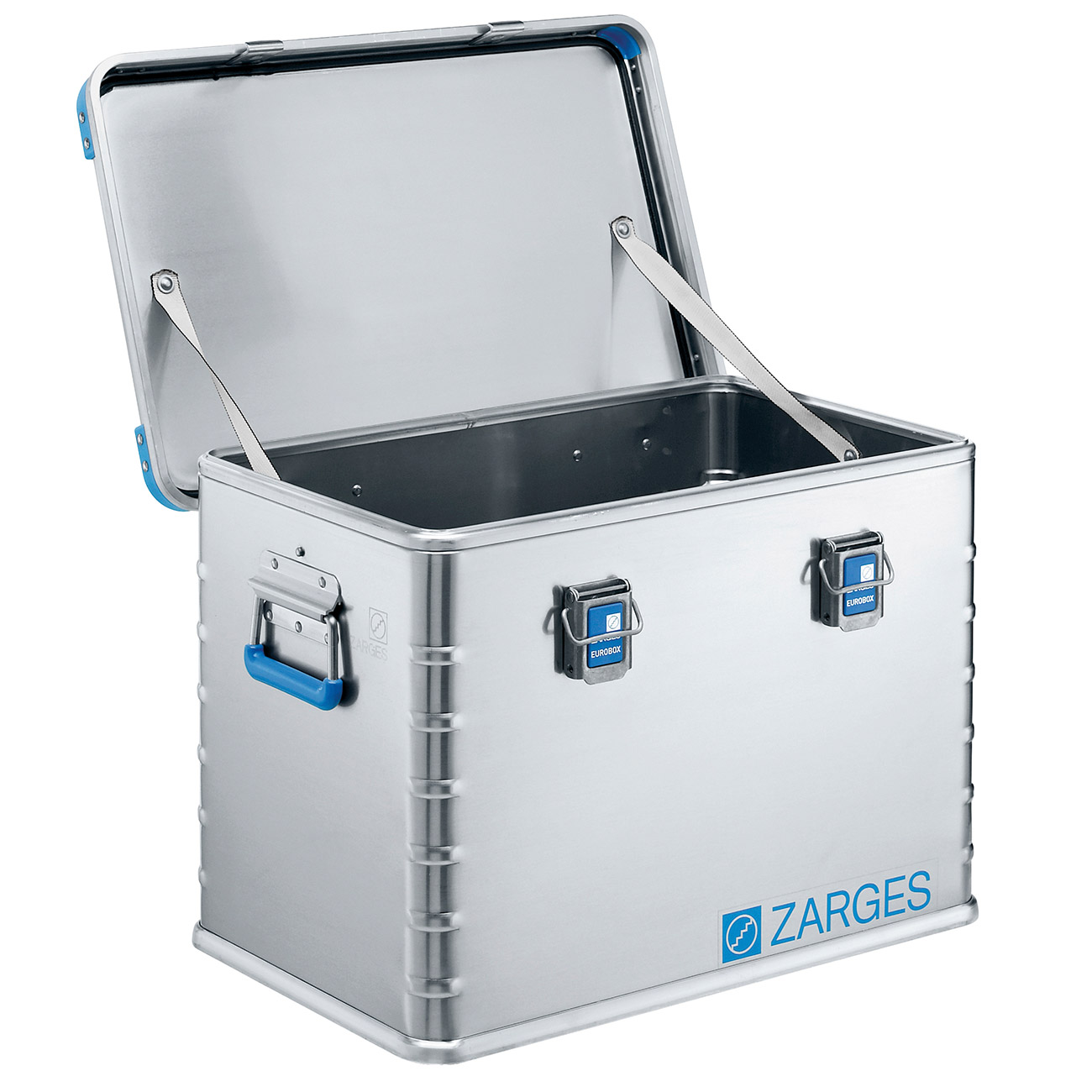 Zarges Eurobox 73 Liter silber/blau hochfest korrosionsbestndig Bild 1