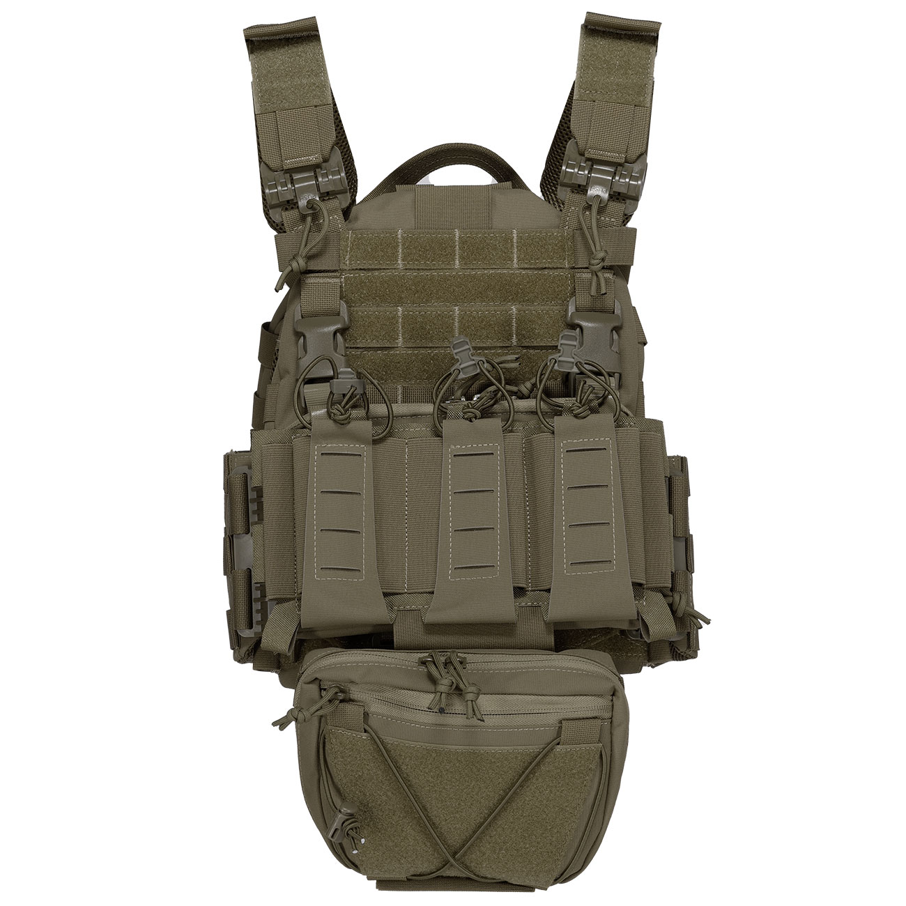 WoSport ARC-Style Tactical Plate Carrier Molle-Plattentrger Weste verstellbar Ranger Green
