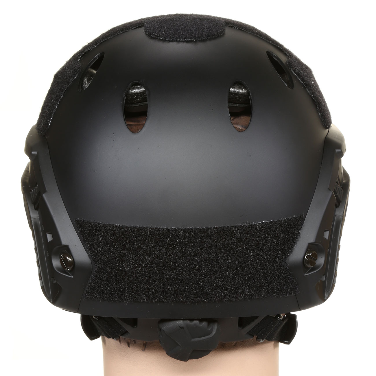 nHelmet Airsoft Helm FAST PJ Standard Railed mit NVG Mount schwarz Bild 4