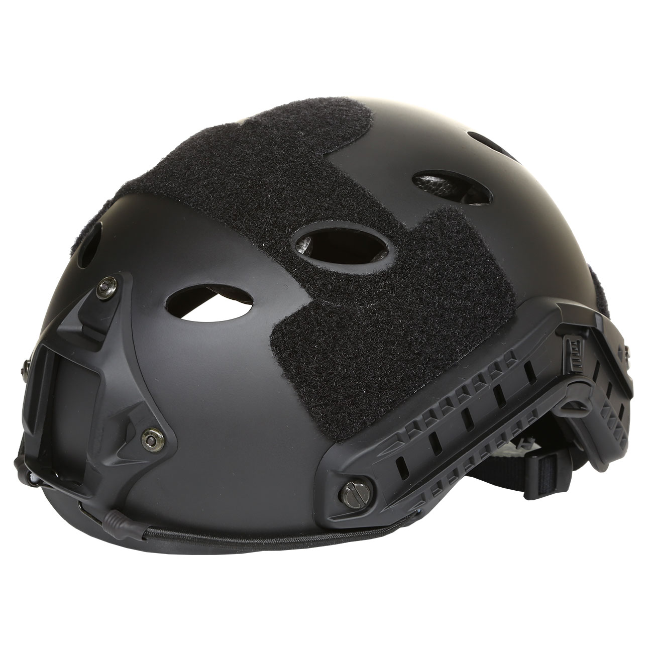 nHelmet FAST PJ Standard Railed Airsoft Helm mit NVG Mount schwarz Bild 1