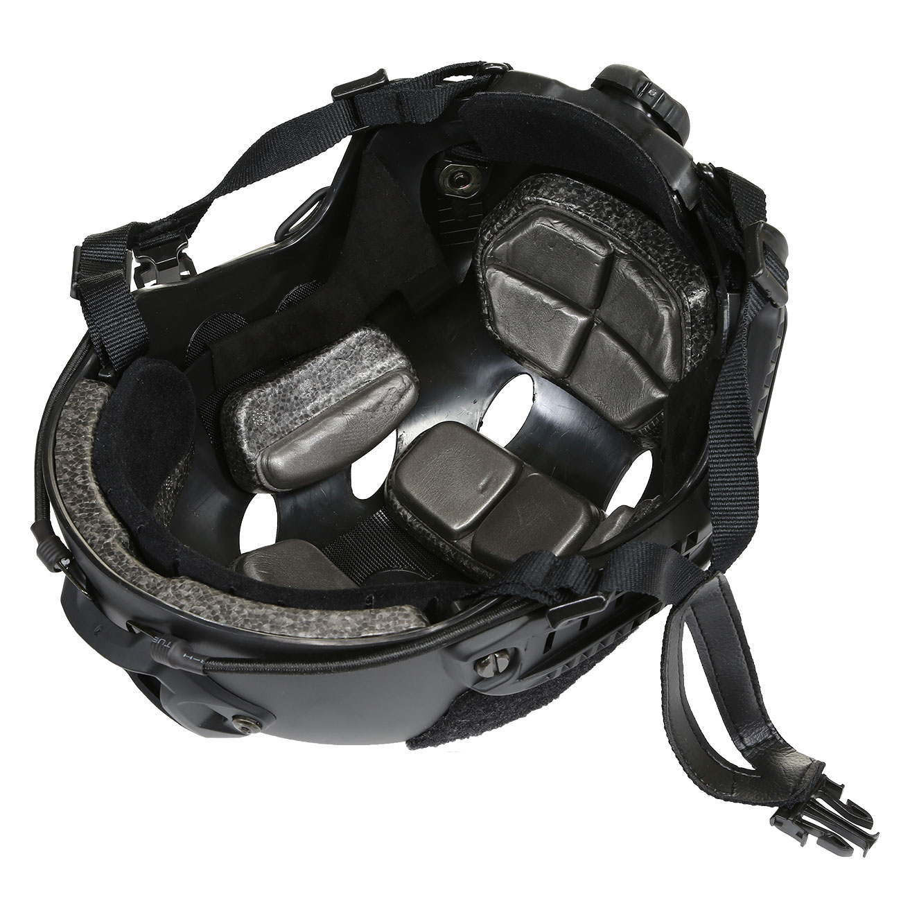 nHelmet Airsoft Helm FAST PJ Standard Railed mit NVG Mount schwarz Bild 9