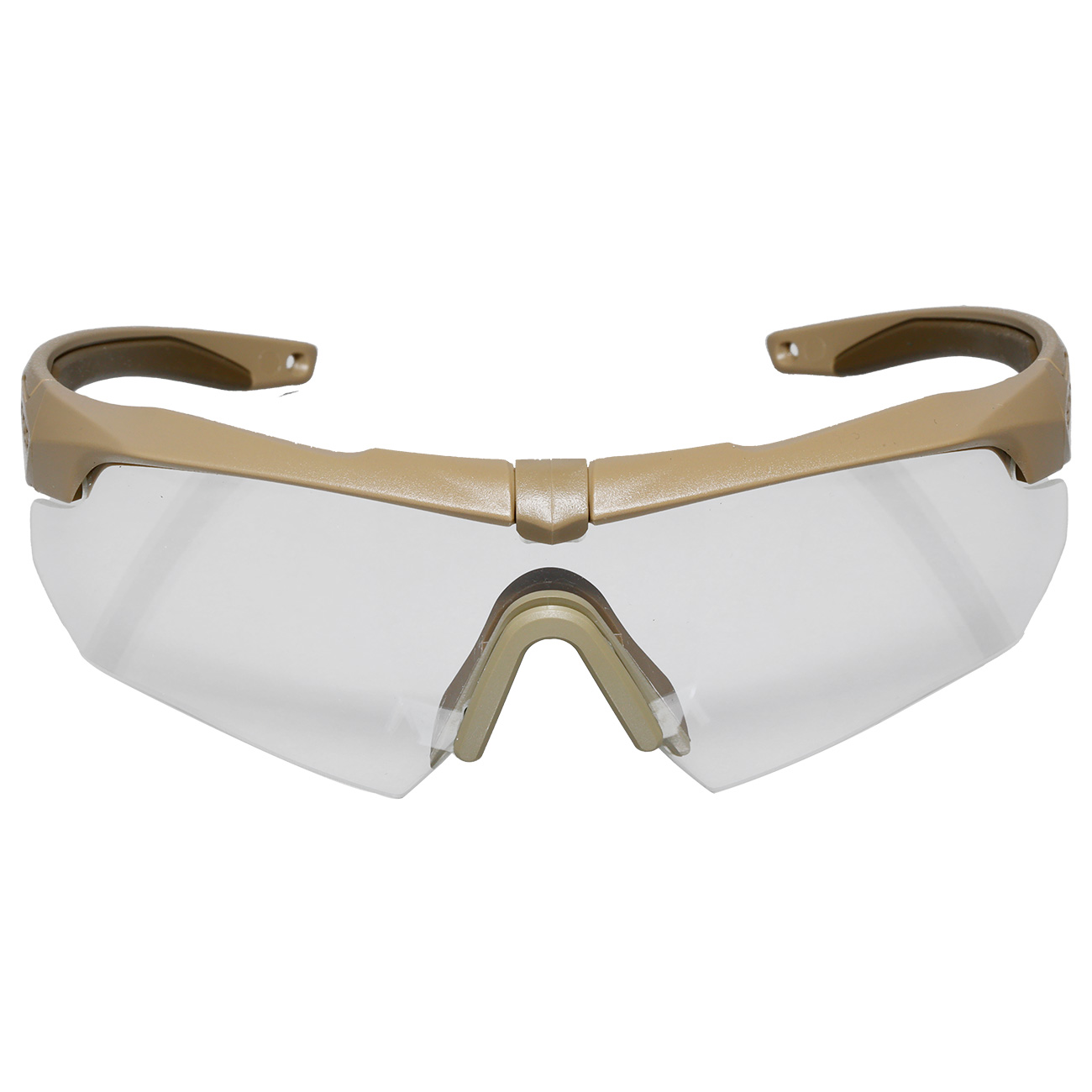 ESS ballistische Schutzbrille Crossbow tan 2er Komplettset klar-transparent / rauchgrau - 740-0463 Bild 5