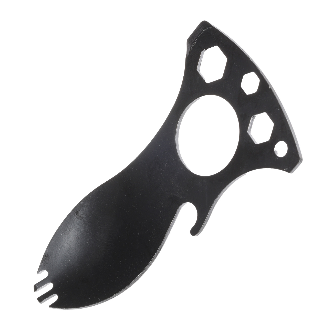 Barbaric Multitool mit Karabinerhaken schwarz Bild 1