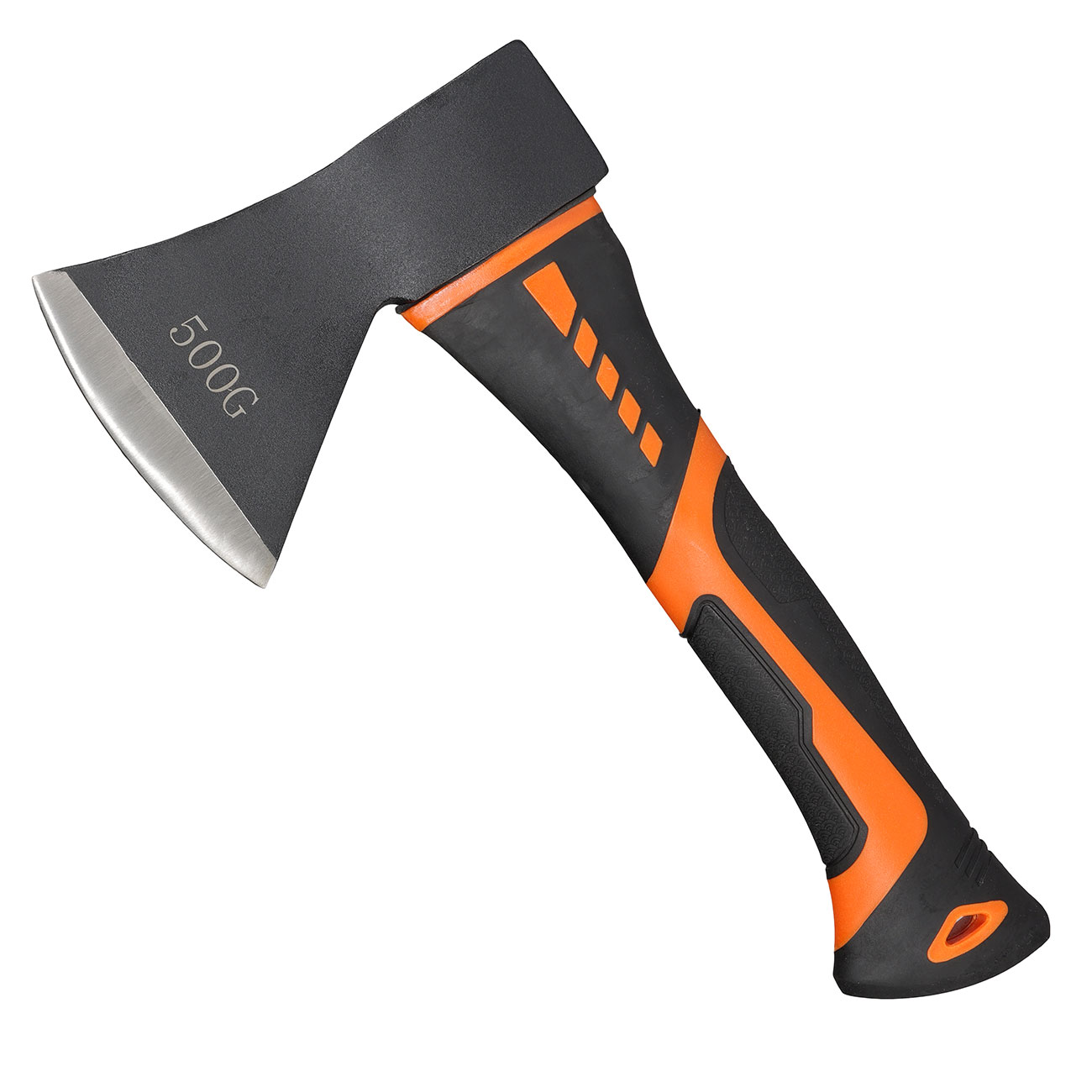 Stahlaxt schwarz/orange inkl. Nylonscheide
