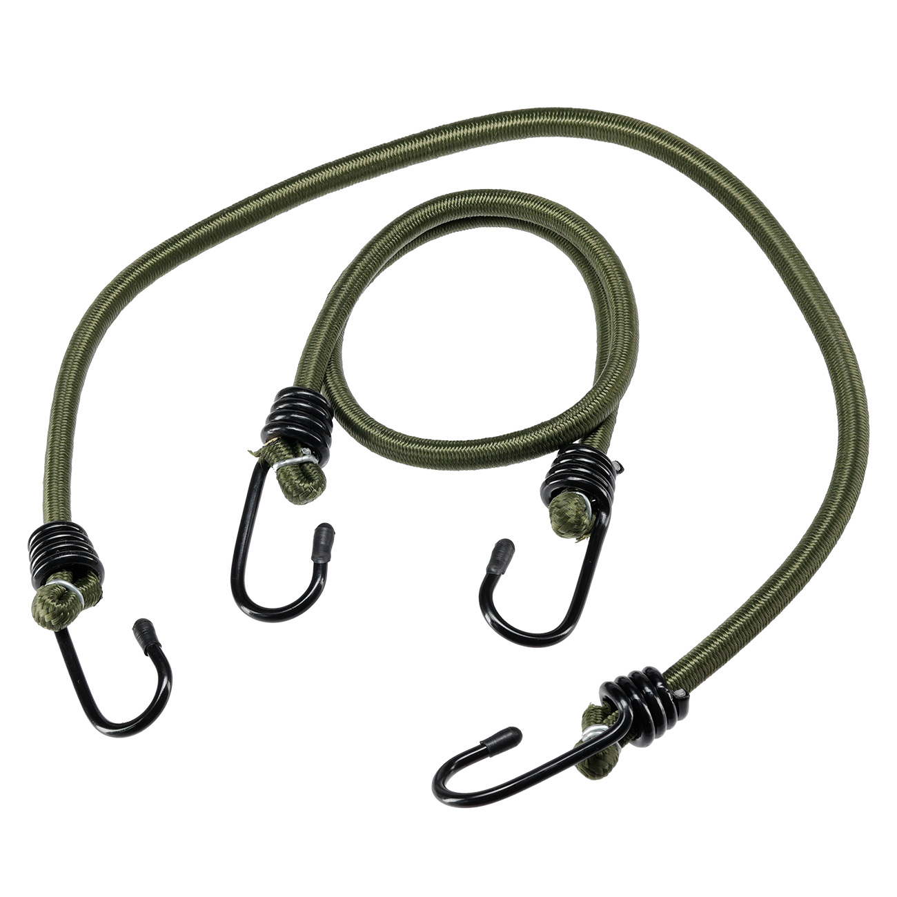 Barbaric Expanderschnur mit Haken 60 cm 2 Stck oliv