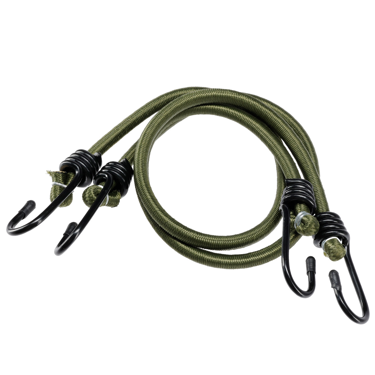 Barbaric Expanderschnur mit Haken 60 cm 2 Stck oliv Bild 2