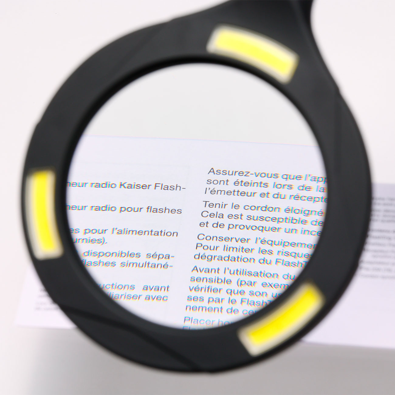 Lupe mit LED-Beleuchtung 5-fache Vergrerung schwarz Bild 3