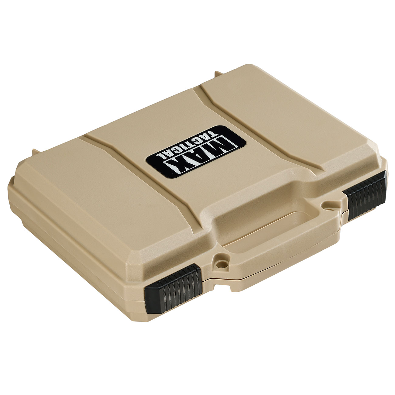 MAX Tactical Pistol Hard Case Pistolenkoffer 30 x 26 x 8,8 cm Waben-Schaumstoff tan