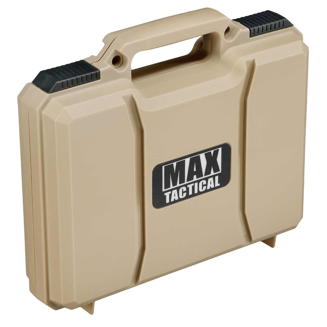 MAX Tactical Pistol Hard Case Pistolenkoffer 30 x 26 x 8,8 cm Waben-Schaumstoff tan Bild 1