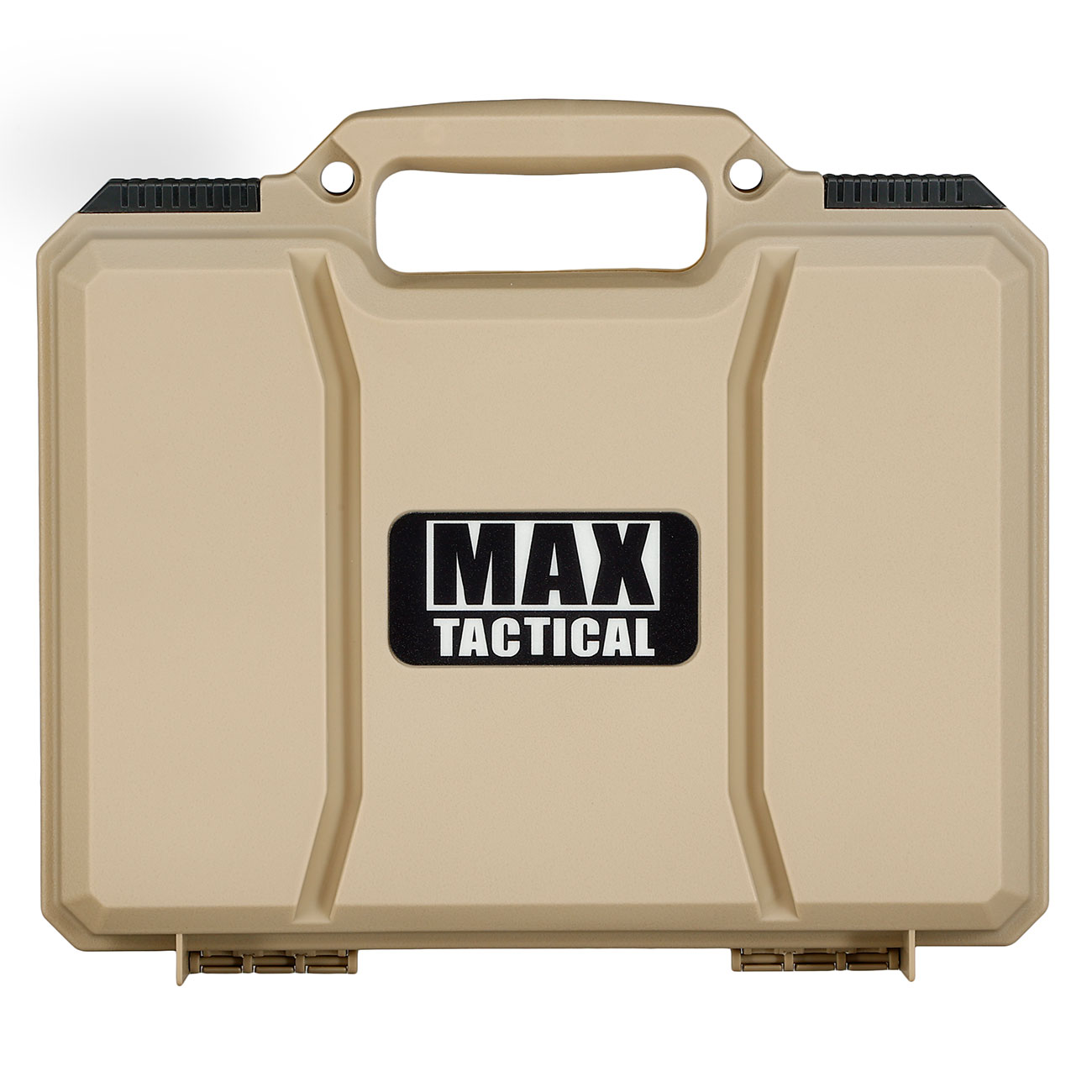 MAX Tactical Pistol Hard Case Pistolenkoffer 30 x 26 x 8,8 cm Waben-Schaumstoff tan Bild 3