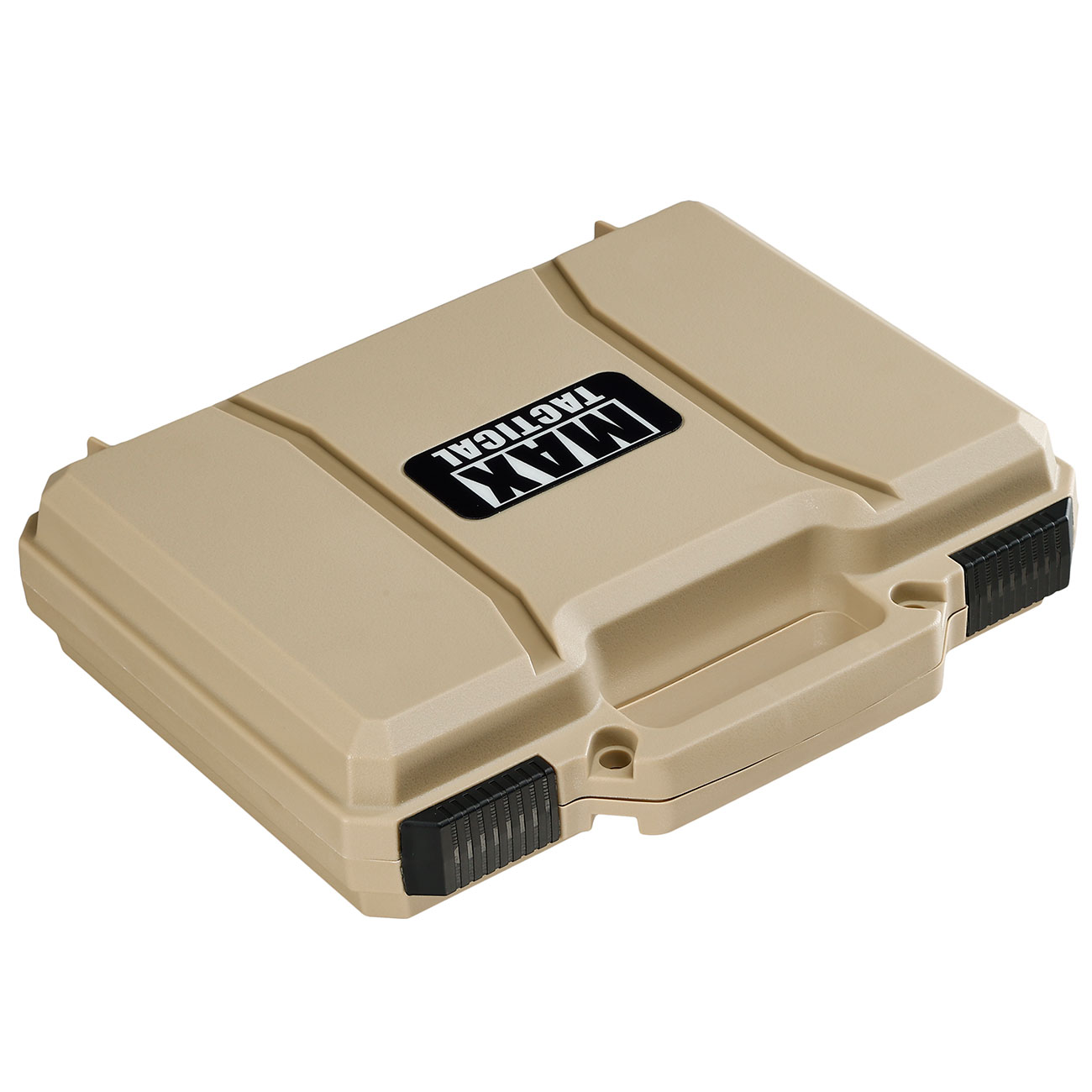 MAX Tactical Pistol Hard Case Pistolenkoffer 30 x 26 x 8,8 cm Waben-Schaumstoff tan