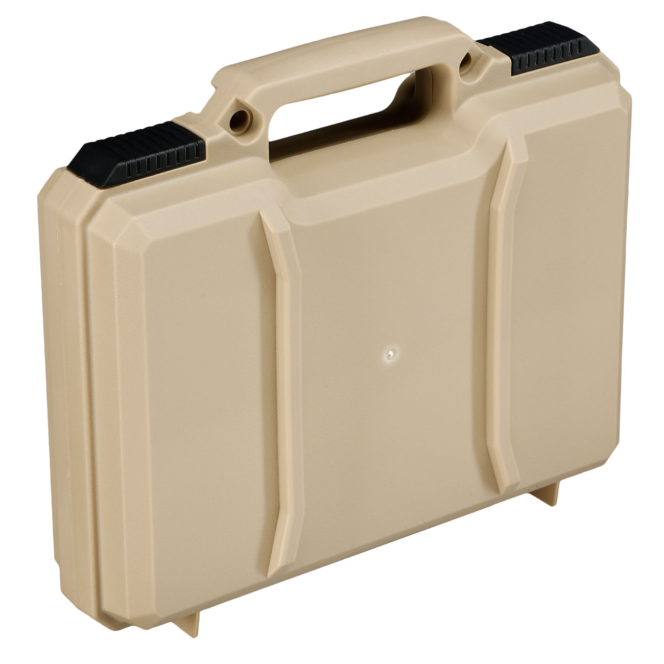 MAX Tactical Pistol Hard Case Pistolenkoffer 30 x 26 x 8,8 cm Waben-Schaumstoff tan Bild 2