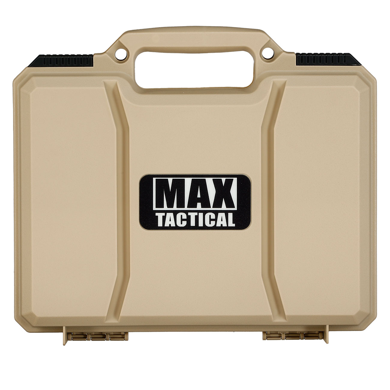 MAX Tactical Pistol Hard Case Pistolenkoffer 30 x 26 x 8,8 cm Waben-Schaumstoff tan Bild 3