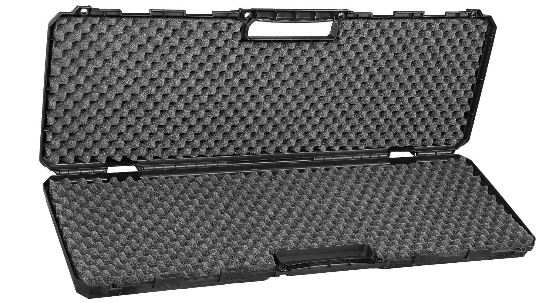MAX Tactical Hard Case Waffenkoffer 100 x 35 x 10 cm Waben-Schaumstoff schwarz Bild 4