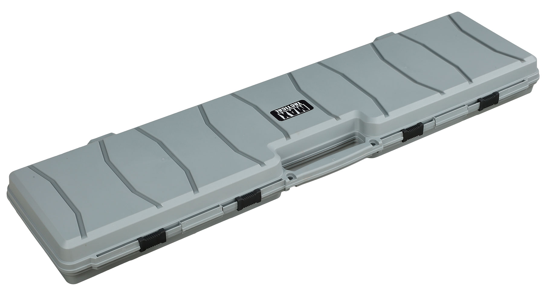 MAX Tactical Hard Case Waffenkoffer 120 x 33 x 11,5 cm Waben-Schaumstoff grau