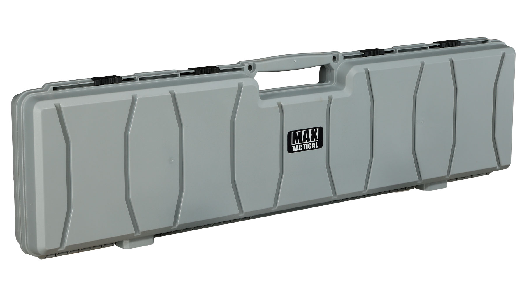 MAX Tactical Hard Case Waffenkoffer 120 x 33 x 11,5 cm Waben-Schaumstoff grau Bild 1