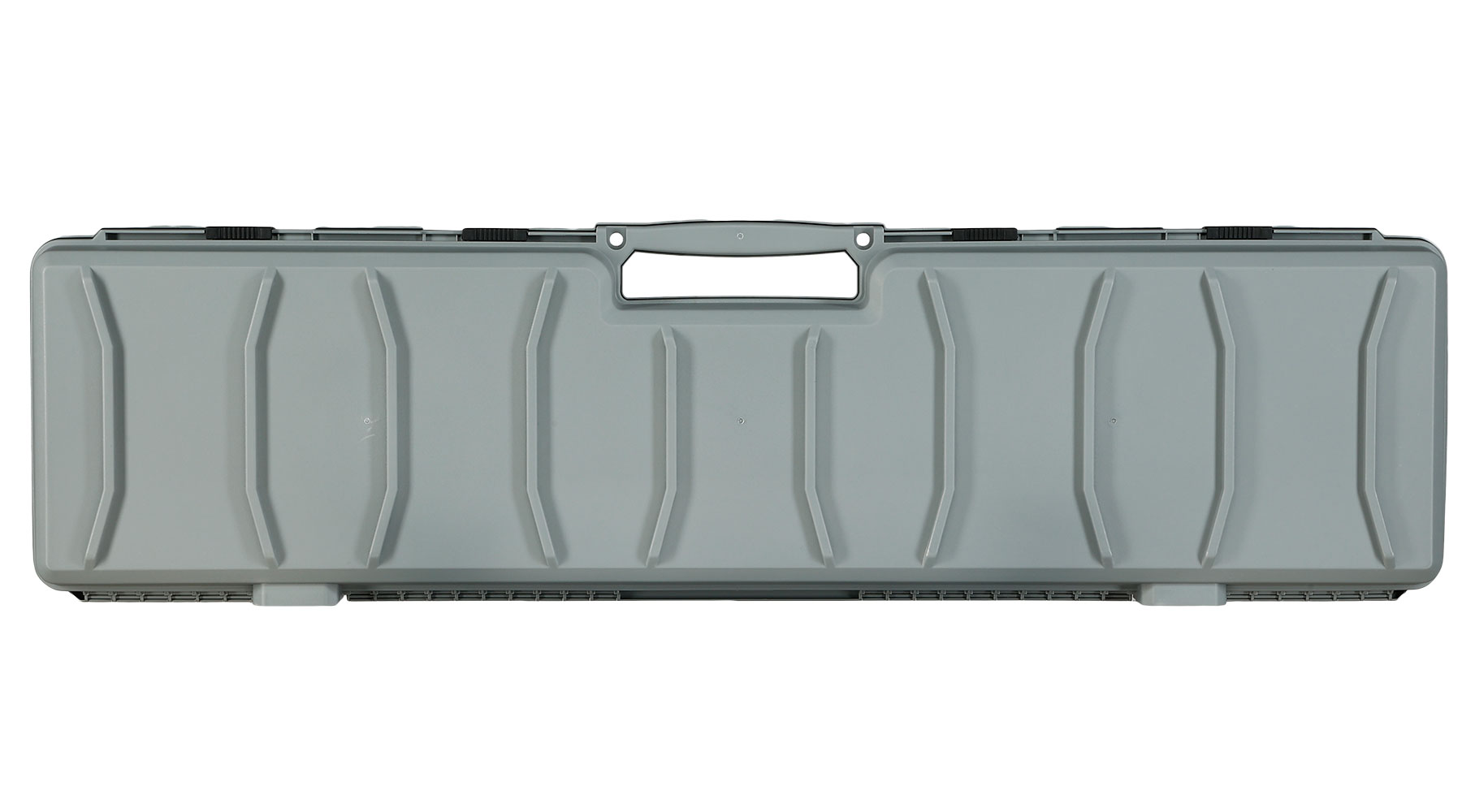 MAX Tactical Hard Case Waffenkoffer 120 x 33 x 11,5 cm Waben-Schaumstoff grau Bild 3