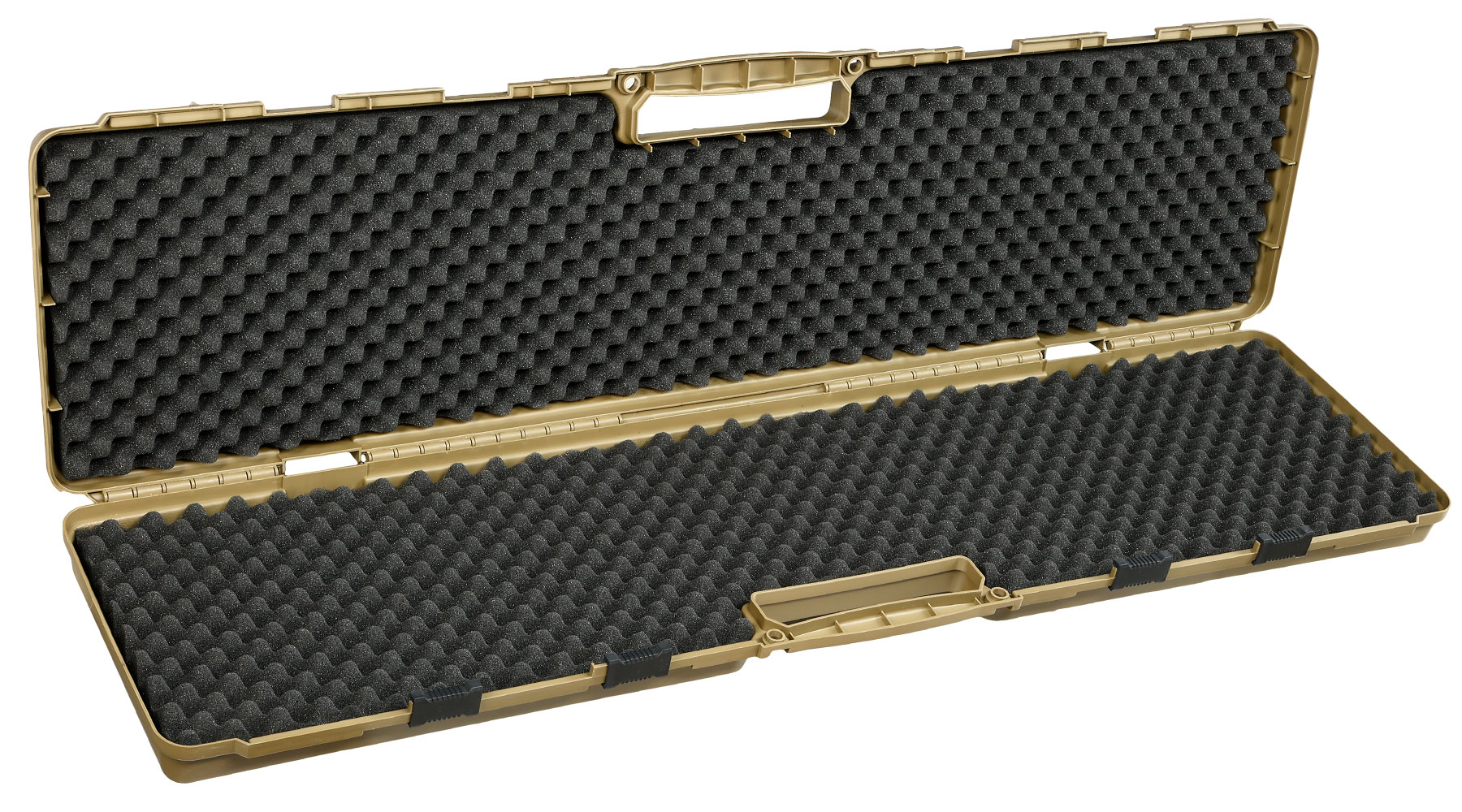 MAX Tactical Hard Case Waffenkoffer 120 x 33 x 11,5 cm Waben-Schaumstoff oliv Bild 4
