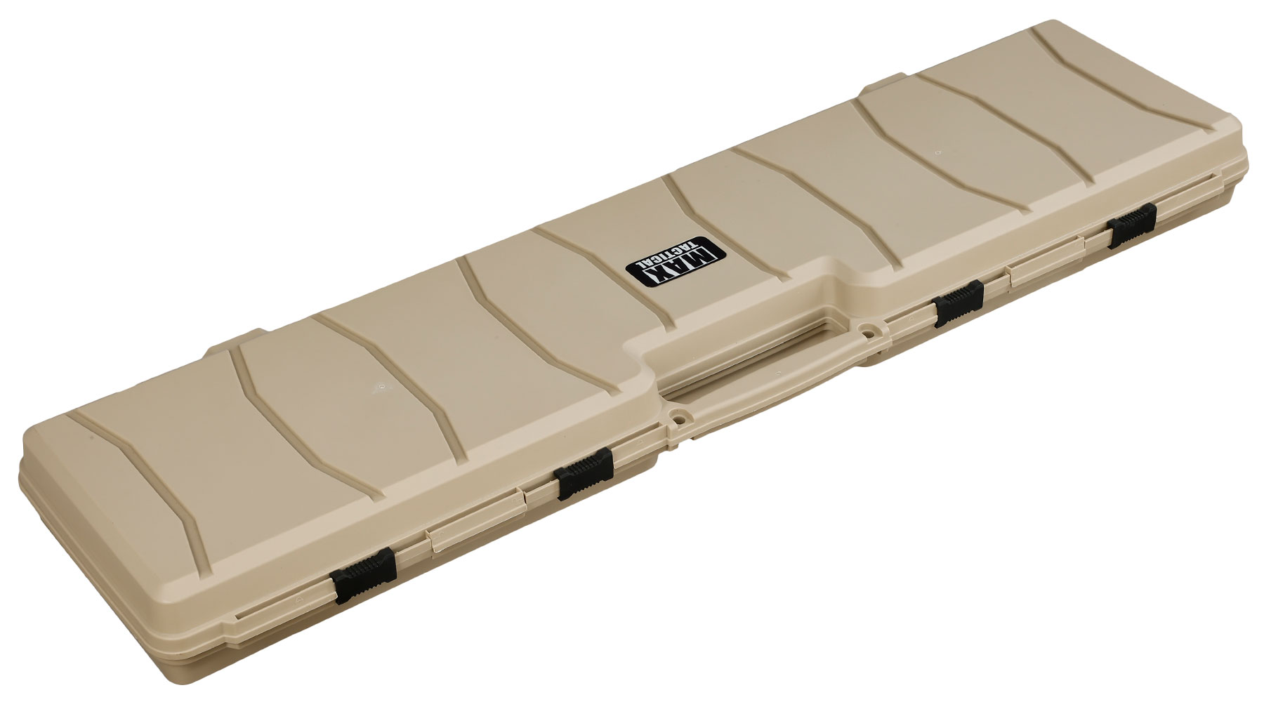 MAX Tactical Hard Case Waffenkoffer 120 x 33 x 11,5 cm Waben-Schaumstoff tan