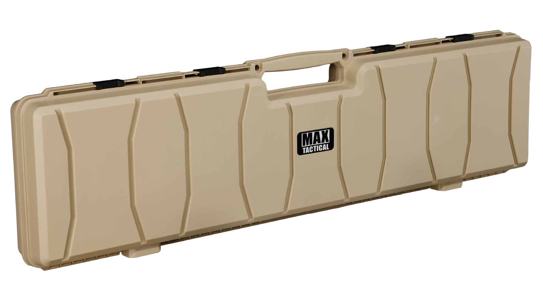 MAX Tactical Hard Case Waffenkoffer 120 x 33 x 11,5 cm Waben-Schaumstoff tan Bild 1