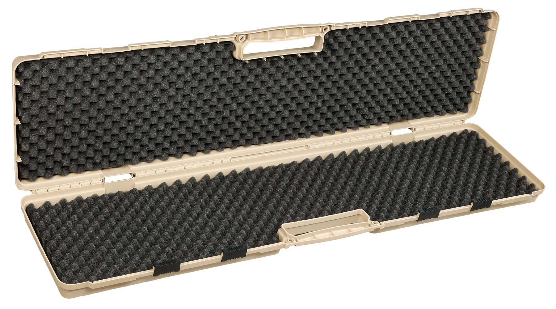 MAX Tactical Hard Case Waffenkoffer 120 x 33 x 11,5 cm Waben-Schaumstoff tan Bild 4