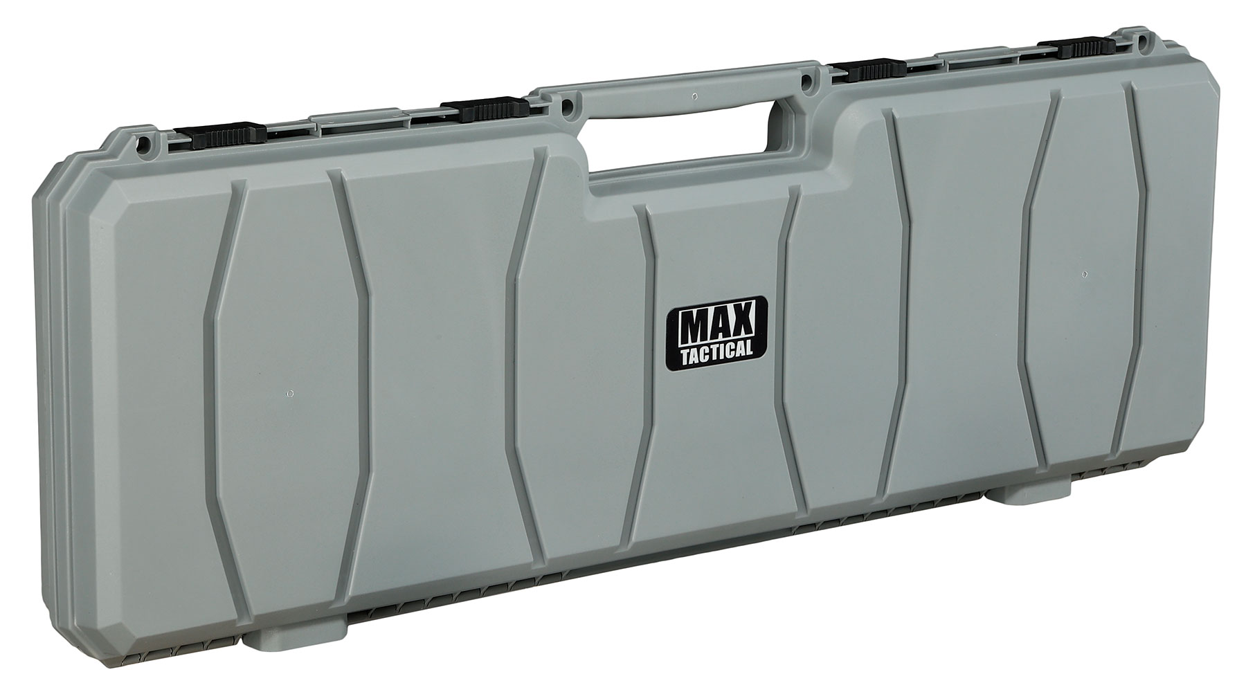 MAX Tactical Hard Case Waffenkoffer 100 x 35 x 10 cm Waben-Schaumstoff grau Bild 1