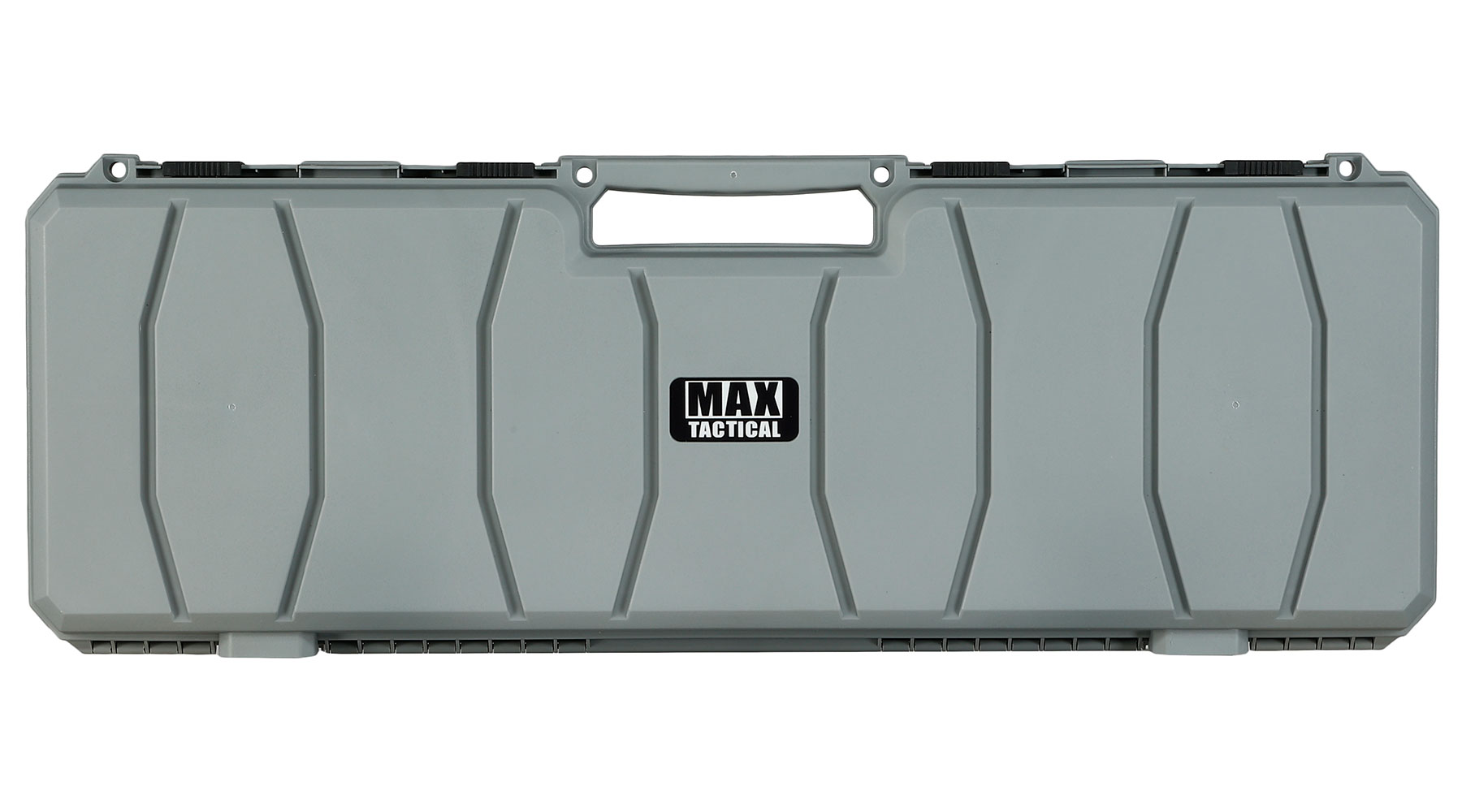 MAX Tactical Hard Case Waffenkoffer 100 x 35 x 10 cm Waben-Schaumstoff grau Bild 2