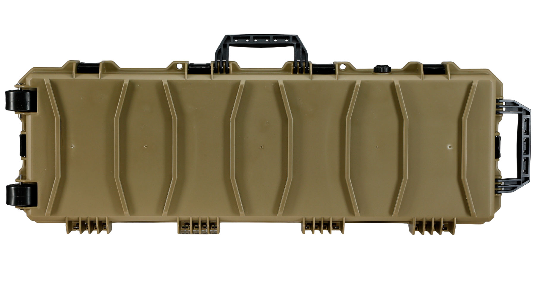 MAX Tactical Large Hard Case Waffenkoffer / Trolley 102 x 36,5 x 14,5 cm PnP-Schaumstoff oliv Bild 3