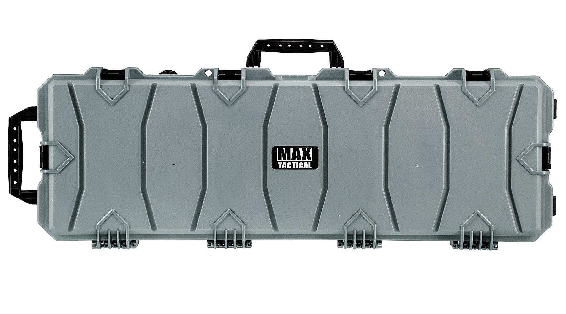 MAX Tactical Large Hard Case Waffenkoffer / Trolley 102 x 36,5 x 14,5 cm PnP-Schaumstoff grau Bild 2