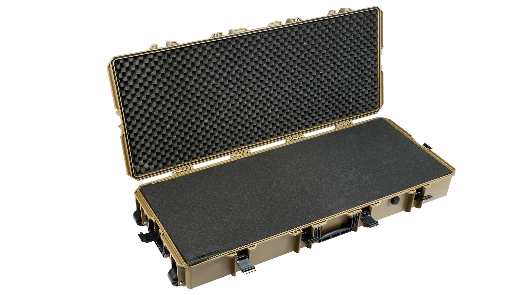 MAX Tactical XX-Large Hard Case Waffenkoffer / Trolley 122 x 51 x 18,5 cm PnP-Schaumstoff oliv Bild 5