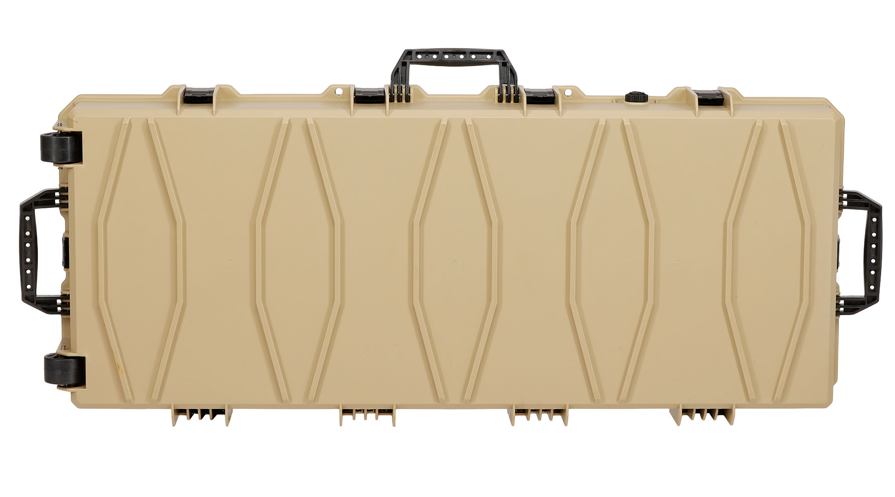 MAX Tactical XX-Large Hard Case Waffenkoffer / Trolley 122 x 51 x 18,5 cm PnP-Schaumstoff tan Bild 3
