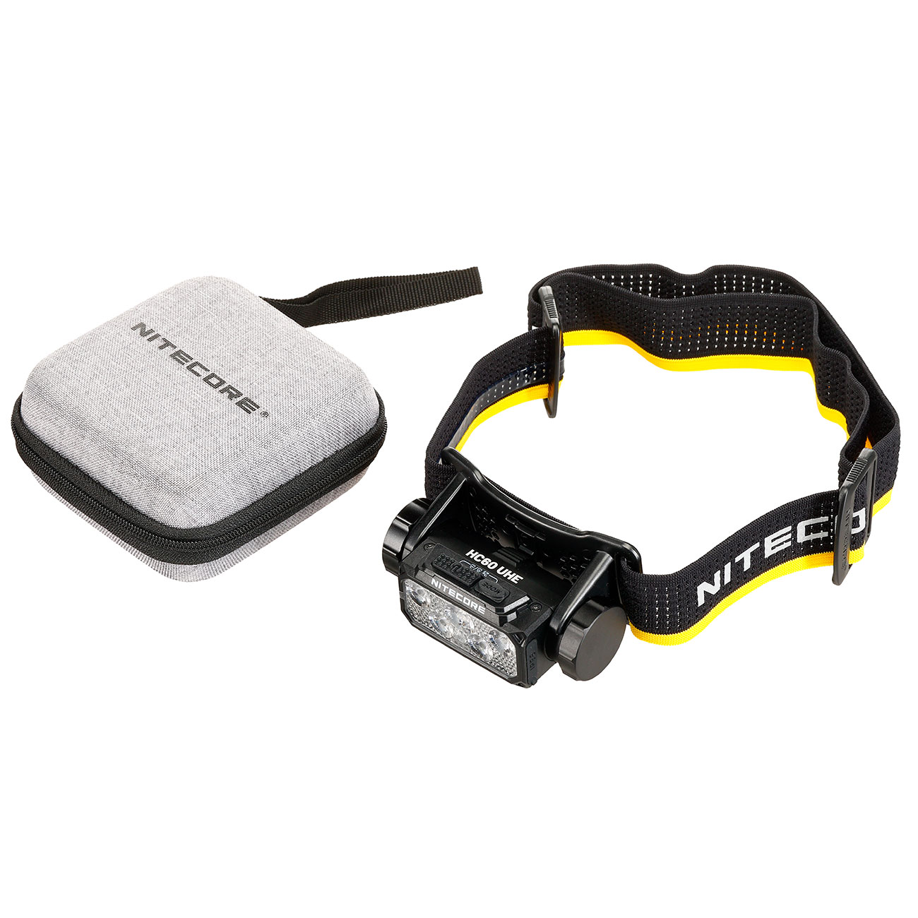 Nitecore HC60 UHE LED-Stirnlampe - 1600 Lumen Nylonkopfband Bild 3