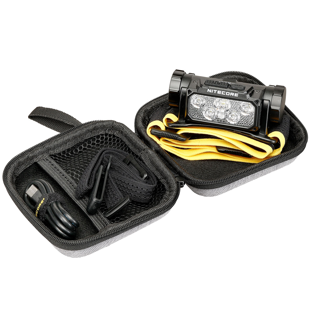 Nitecore HC60 UHE LED-Stirnlampe - 1600 Lumen Nylonkopfband Bild 8