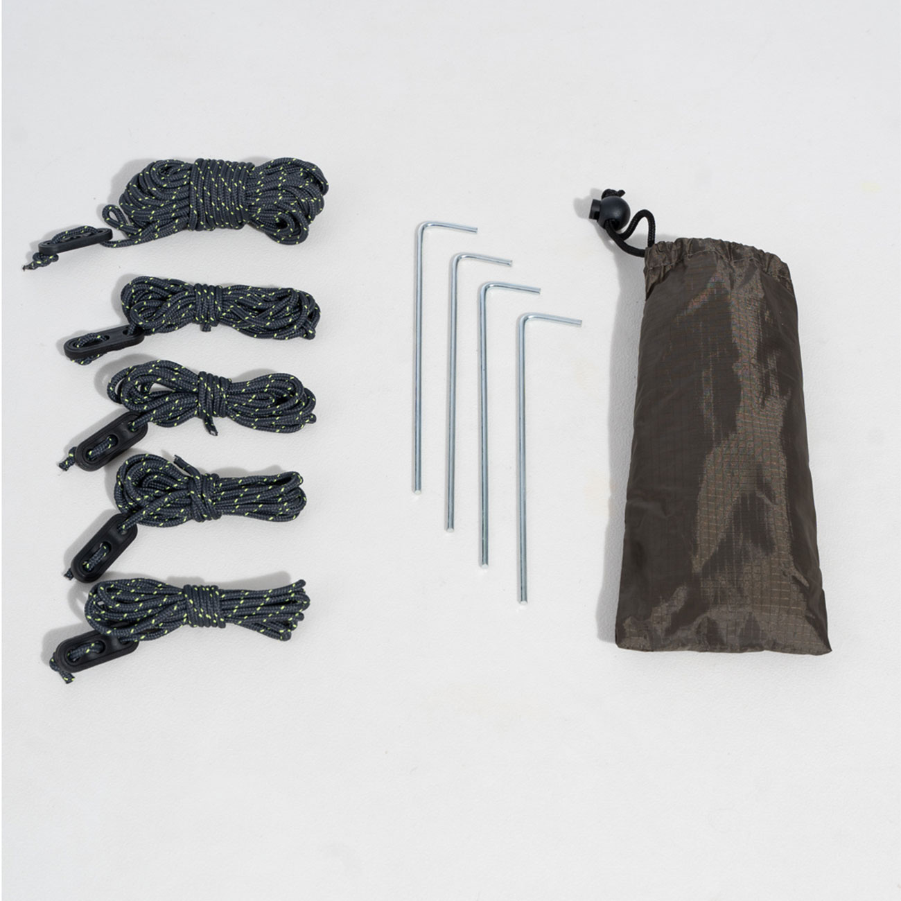 Tac Maven Mehrzweckplane Wild Tarp 300 x 300 cm RAL7013 inkl. Heringe, Schnre und Transportbeutel Bild 5