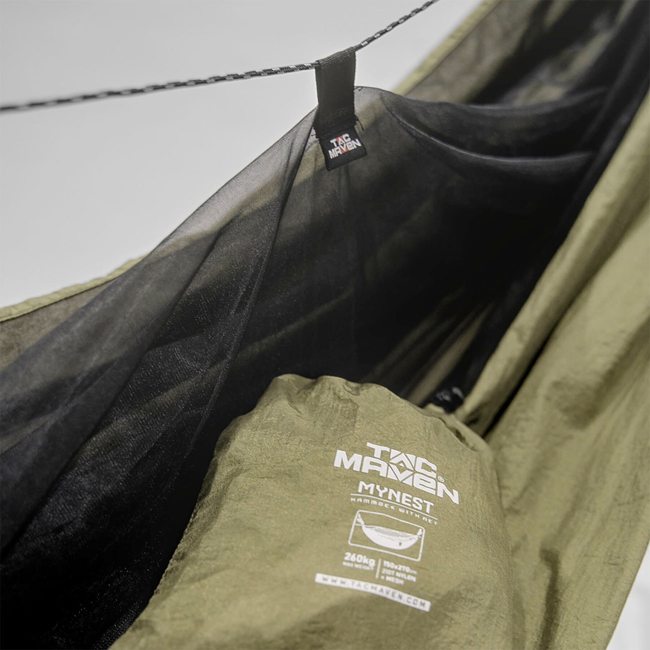 Tac Maven Hngematte Mynest mit Moskitonetz fr 1-2 Personen coyote Bild 2