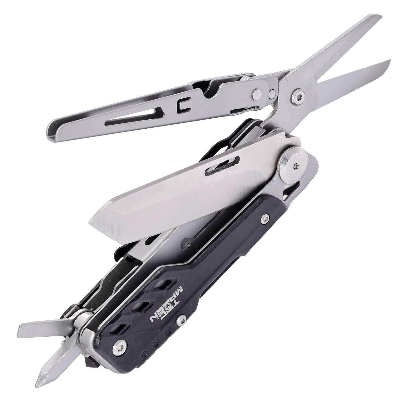 Tac Maven Multitool Odin schwarz/silber inkl. Grteltasche Bild 2
