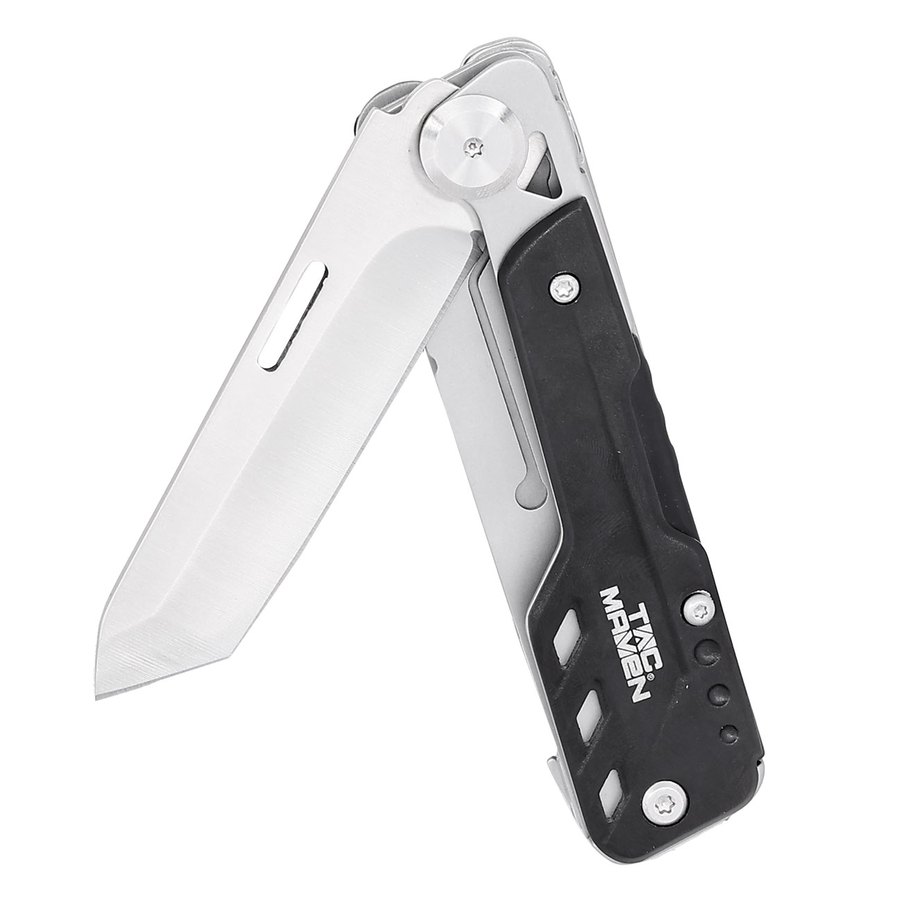 Tac Maven Multitool Odin schwarz/silber inkl. Grteltasche Bild 5