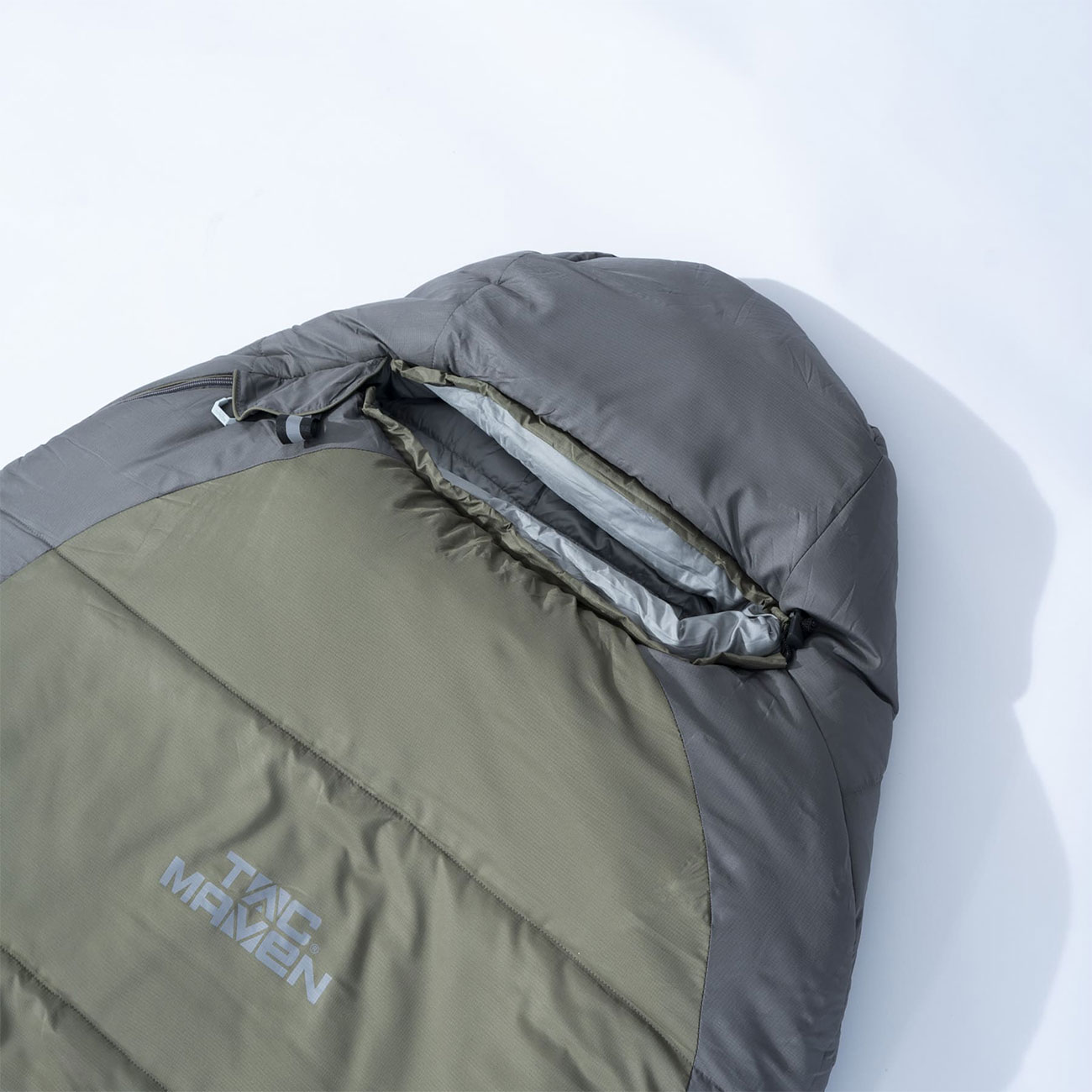 Tac Maven Mumienschlafsack oliv/grau bis zu 190 cm Krpergre Bild 1