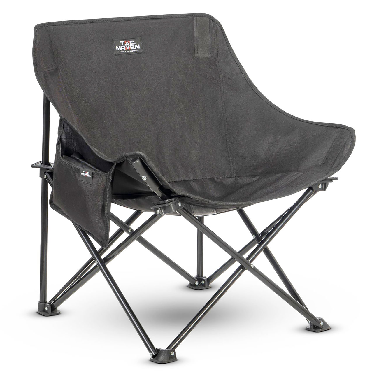 Tac Maven Camping Klappstuhl schwarz