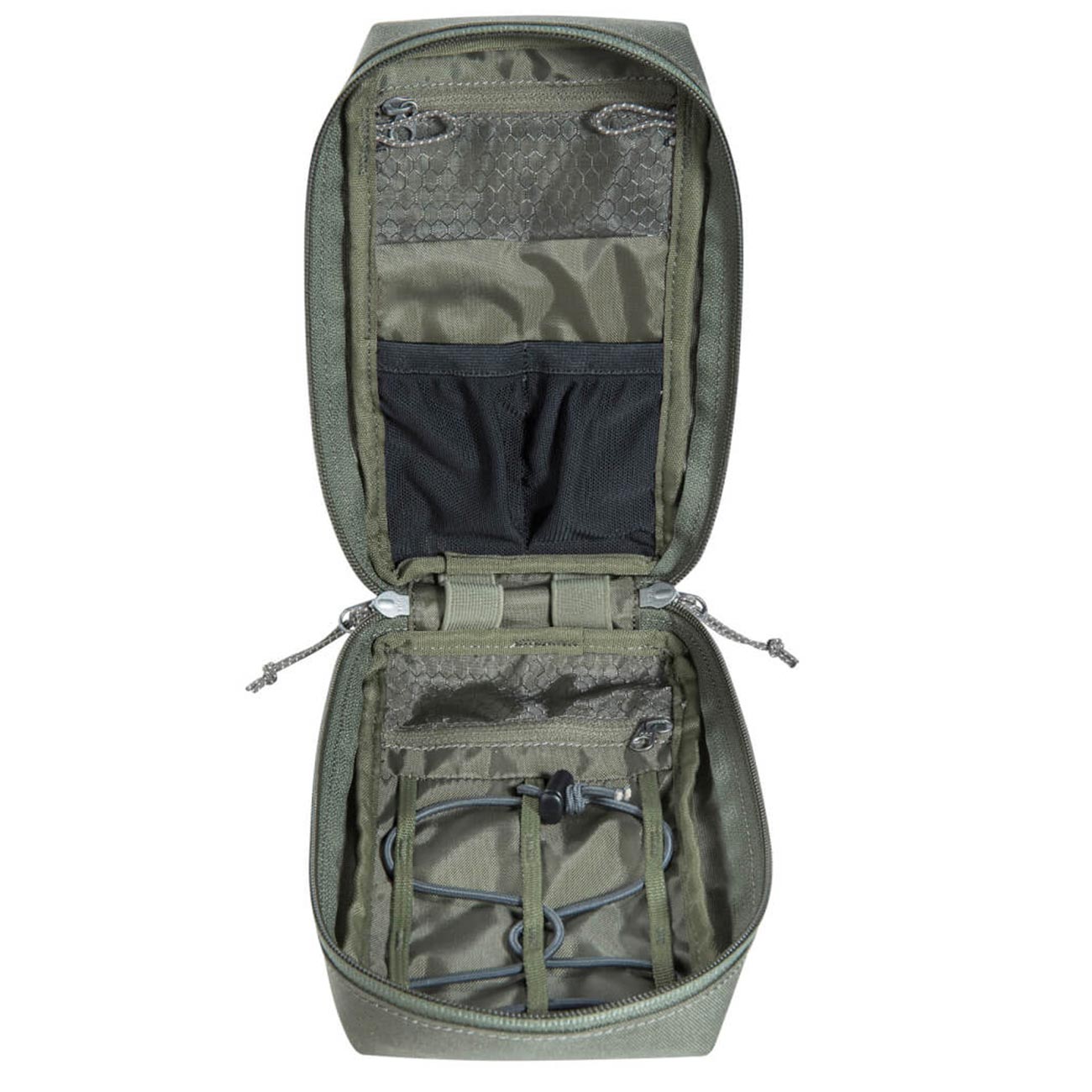 Tatonka Mehrzwecktasche Universal Pouch Molle steingrau oliv 10 x 20 cm inkl. Signalpatch Bild 4
