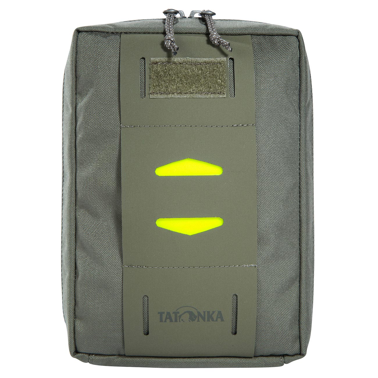 Tatonka Mehrzwecktasche Universal Pouch Molle steingrau oliv 14 x 20 cm inkl. Signalpatch Bild 2
