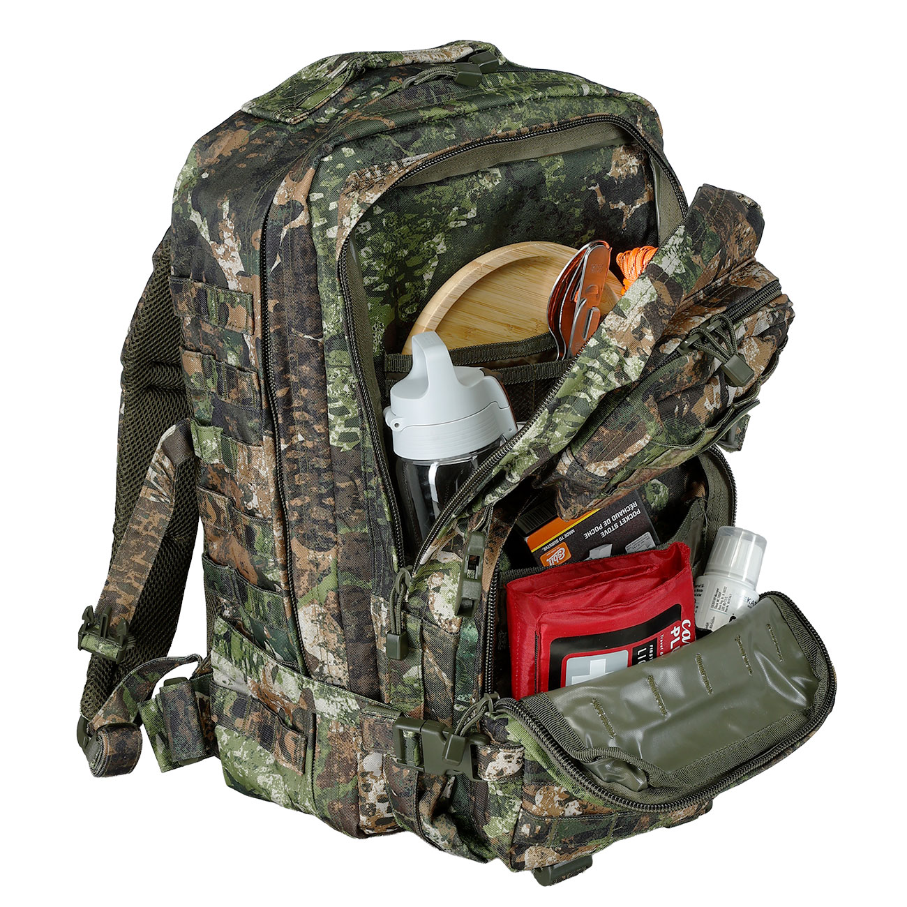 Mil-Tec Rucksack Assault Pack large 36L Phantomleaf WASP I Z3A Bild 10