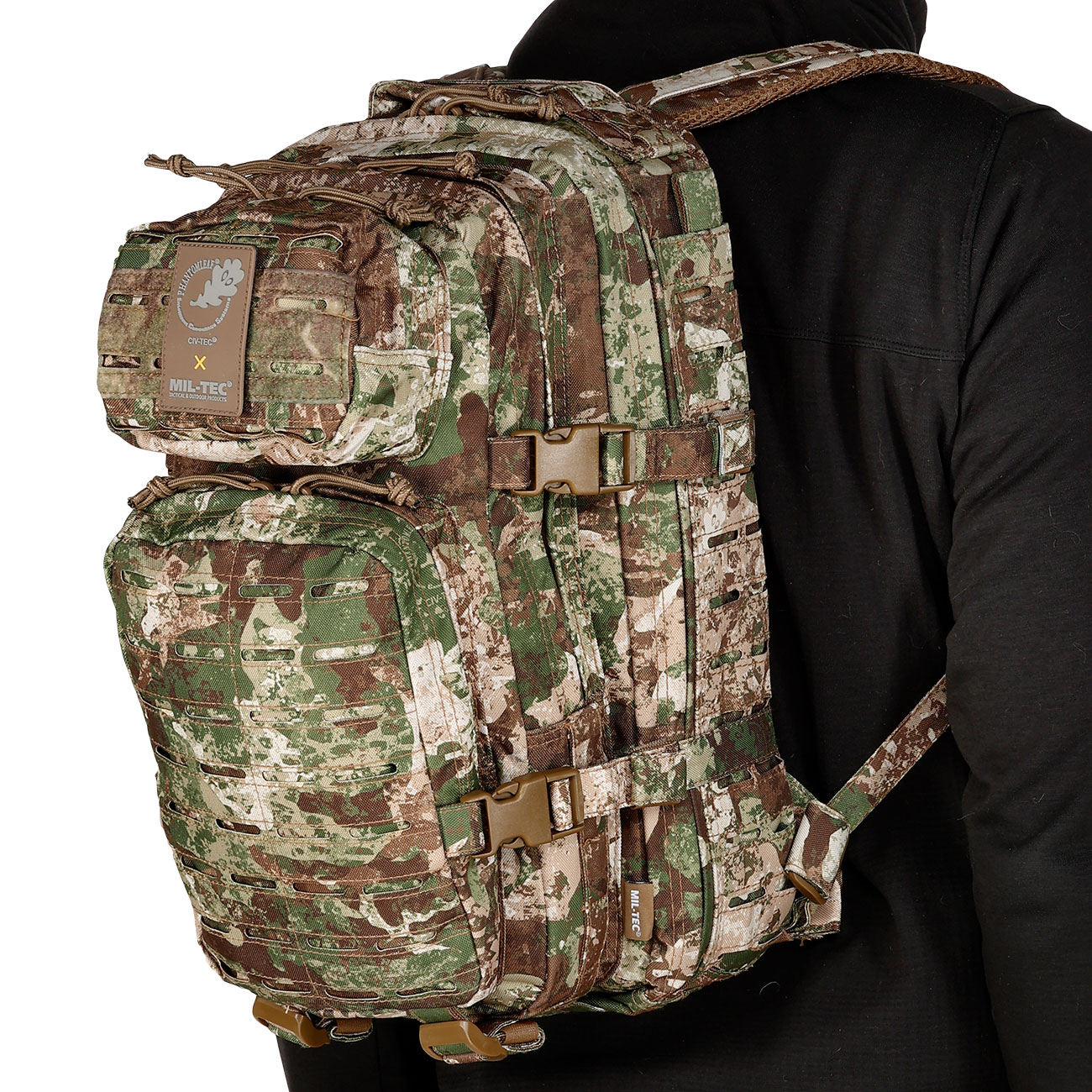 Mil-Tec Rucksack Assault Pack Laser Cut small 20L Phantomleaf WASP I Z2 Bild 5