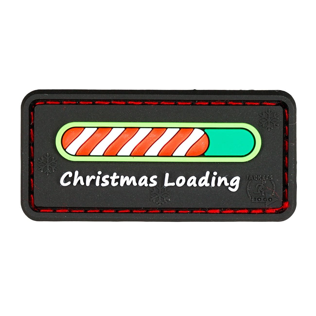 JTG 3D Rubber Patch mit Klettflche Christmas Loading fullcolor