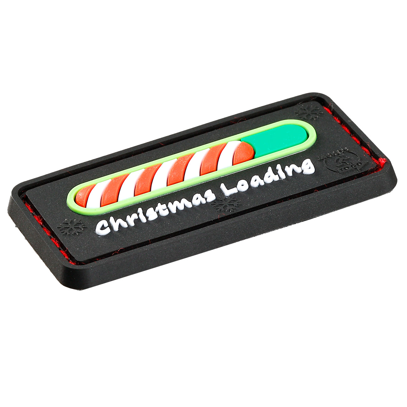 JTG 3D Rubber Patch mit Klettflche Christmas Loading fullcolor Bild 1