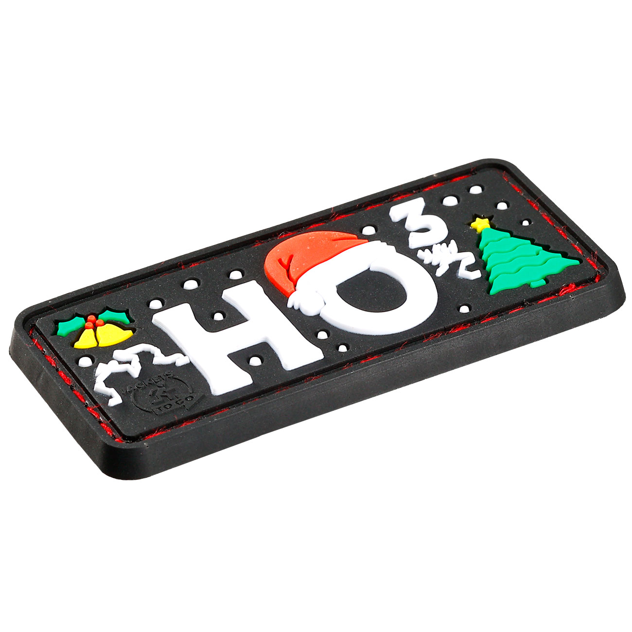 JTG 3D Rubber Patch mit Klettflche Ho Ho Ho fullcolor Bild 1