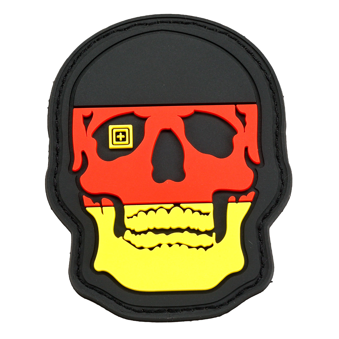 5.11 3D Rubber Patch mit Klettflche Germany Skull fullcolor