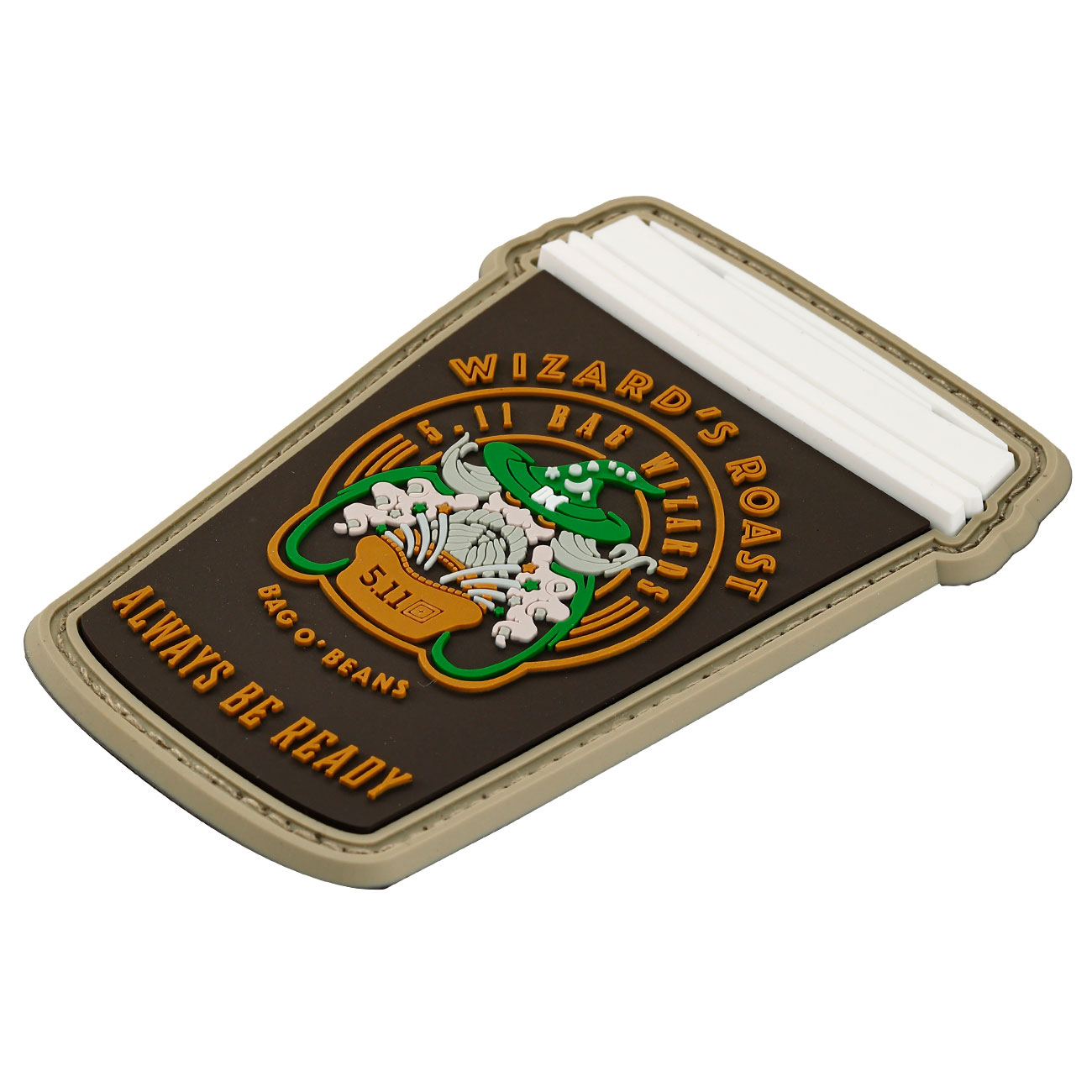 5.11 3D Rubber Patch mit Klettflche Wizards Roast fullcolor Bild 1